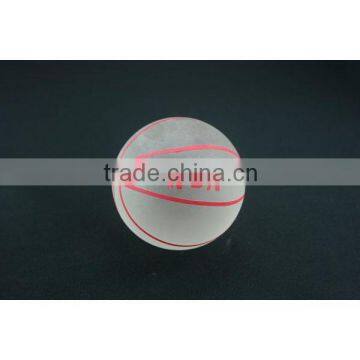 OEM/ODM homemade crystal crystal basketball sphere/ball