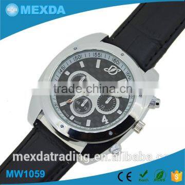 Alloy Leather Band Watch for Men photo-4