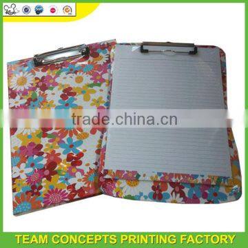 folding clip board with pocket