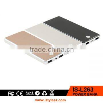 7200mah factory OEM custom logo slim powerbank