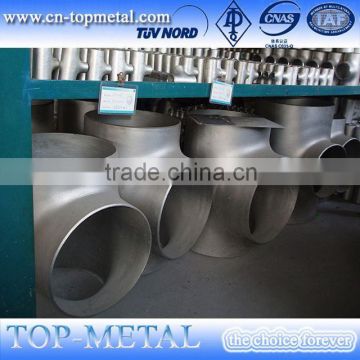 stainless seamless steel equal tee