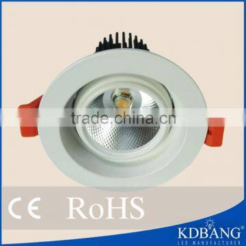 High brightnees Epistar chip 10w 2015 cob led downlight