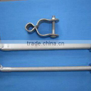 Hot Dip galvanized white zinc L type anchor bolt