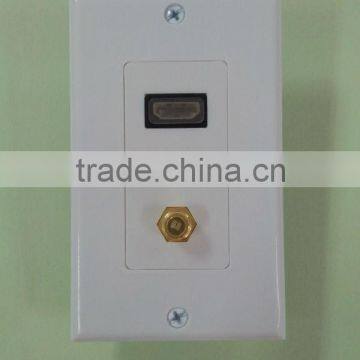 hdmi female to rca female wall plate socket