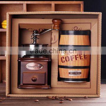 coffee grinder with coffee container