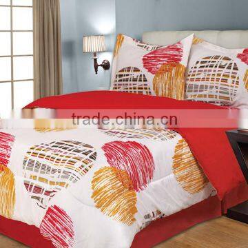 full size colorful customized comforter sets