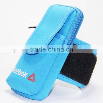 Elastic and durable neoprene armband for iphone/Samsung/LENOVO,Gym exercise phone armband