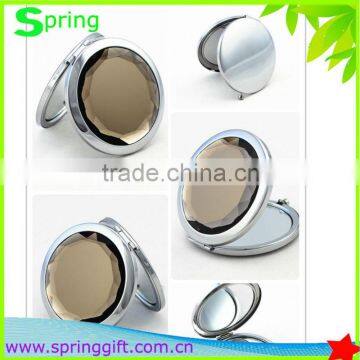 Ladie's cosmetic portable mirror,round mini mirror, diamond colorful mini mirror                        
                                                Quality Choice