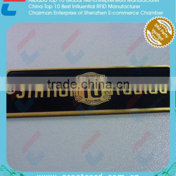 Customized Metal business plate , special Metal tags