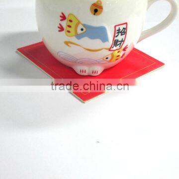 Coaster Set of 4pcs Paper Custom Car Logo Beer Coaster Holder With Logo photo-6