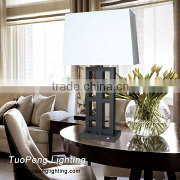 wood Table lamp