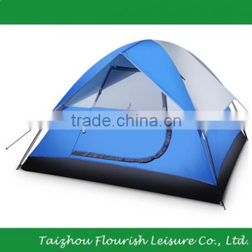 3-person Lightweight Waterproof Dome Family Tent for Traveling, Camping, Hiking with Portable Bag