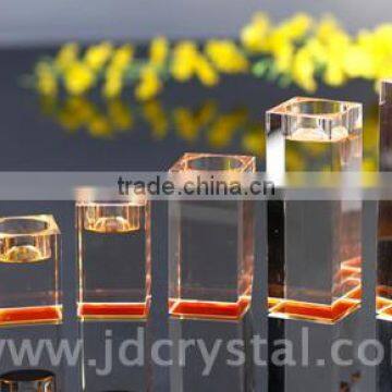 Cheap acrylic crystal candle holder in china