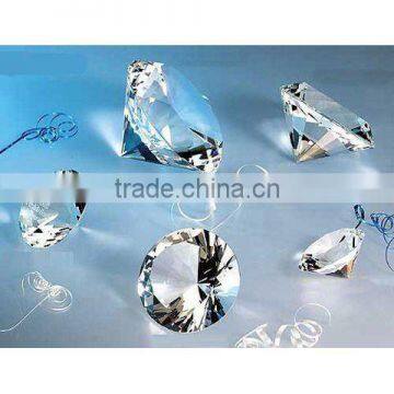 Fashion Clear Crystal Glass Diamond For Holiday Decoration&Gift