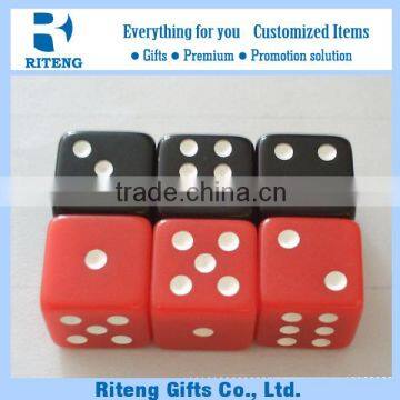 Square Corner Acrylic Custom Casino Dice 19mm