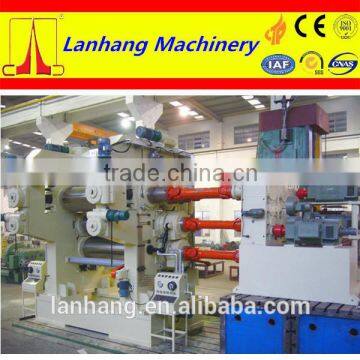 best price high quality 610*2030 pvc film four roller calender machine