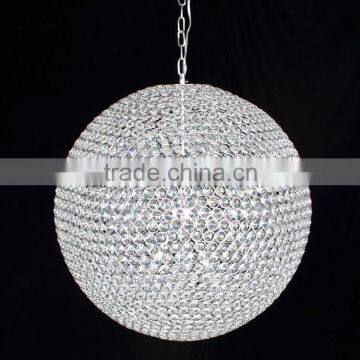 Elegant crystal modern hanging lighting fixtures, globe pendant lamp&light                        
                                                Quality Choice