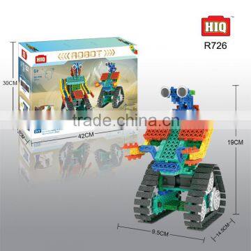 plastic remote control building block robot toys for kids educational