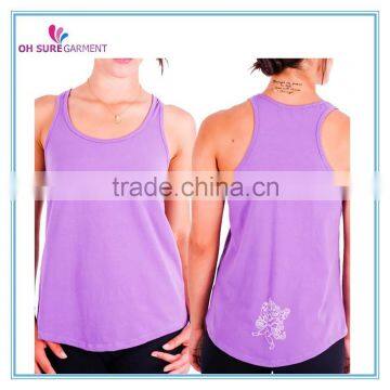 womens yoga top, active wear, cotton tank top