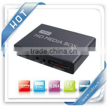 Cheap 1080p full hd media player with AV/HDMI/SD/USB/MMC