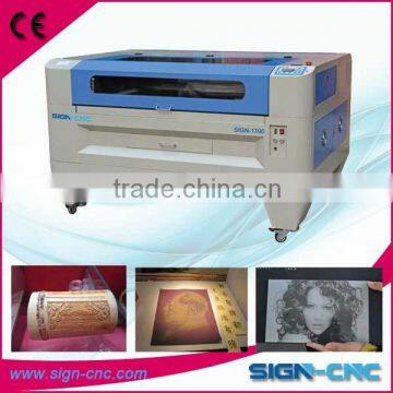 SIGN 1390 co2 laser cutting service machine and cutting non metal materials