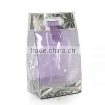 Clear PVC heat sealed zipper plastic packaging bag