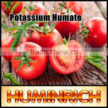 Huminrich Shenyang Black Shiny Crystal Potassium Humate Organic Fertilizer Silicon