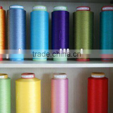 Polyester yarn DTY Dope Dyed Yarn 450D/144F