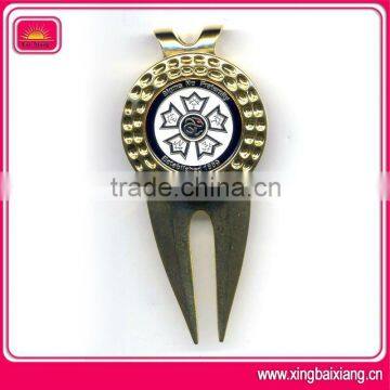 new design custom metal golf divot
