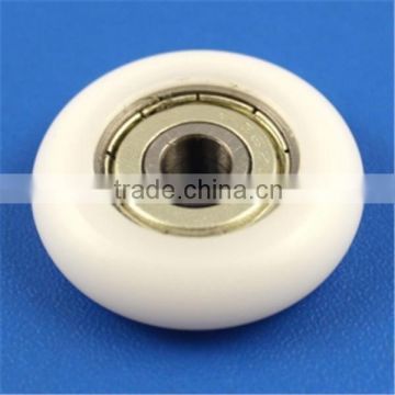 Hot sale with White U/O/V nylon/plastic groove pulley sliding window rollers