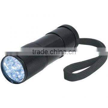 Aluminum LED Flashlight With Strap