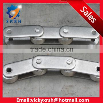 Double pitch stainless steel conveyor large roller chain and link