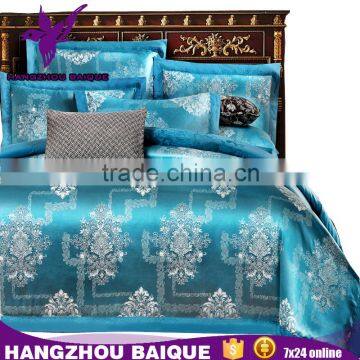 Jacquard Embroidery Cotton Sateen Asian Bedding Sets