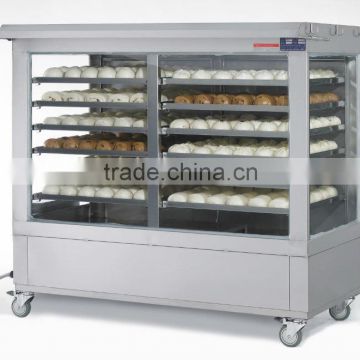 Quickly Hot Cake Stainless Steel Glass Warmer Food Display Cabinet