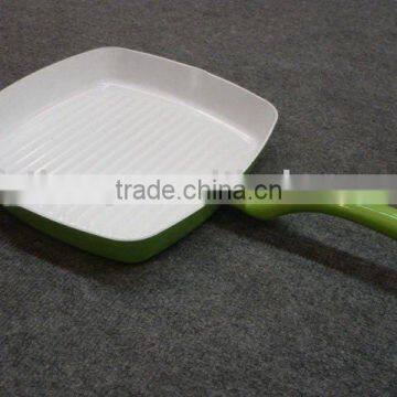 cast iron enamel pans,skillet,