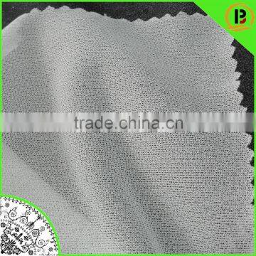 30d Plain knitted fusing interlining/PA double-dot woven interface fabric/30gsm adhesive interlining for garment