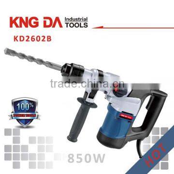 KD2602B 850W electric rotay hammer drill demolition hammer 26mm ideal power tools