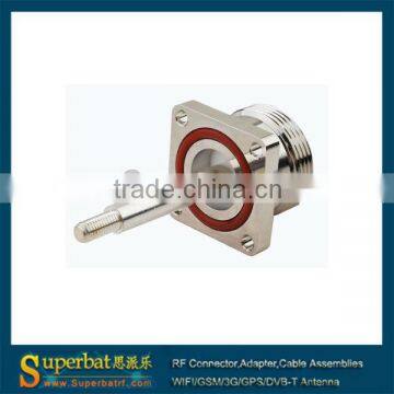 7/16 Din Female panel mount connector Jack with long extended pin