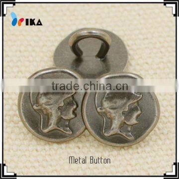 alloy metal clothing button for military