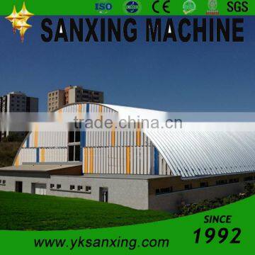 China UCM Vertical 1000-680mm Roll Forming Machine SANXING K Q SPAN photo-4