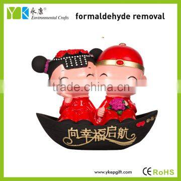 High quality home decor chinese cartoon character 3D shape wedding gift