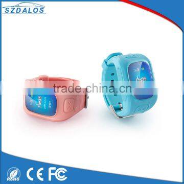 Kids two-way conversation electronic fence waterproof mini function gps watch tracker with sos button