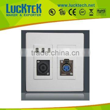 120 type Audio/Speaker/Fiber optic Wall plate