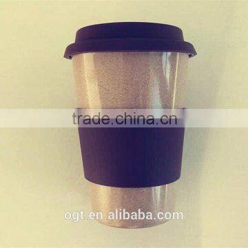 Eco-friendly Coffee Mug ,coffee Mug With Silicon Lid and Handle photo-4