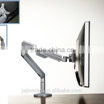 Single Desk Clamp Adjustable Lcd Laptop Monitor Arm / Stand Vesa Mount Monitor Arm Flexible Swing Arm photo-5