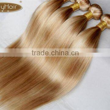 fast shipping cheap hair extension unprocessed two tone human hair weave