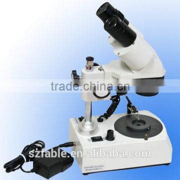 Gem & Jewellery Microscope with installation holes on both side and 3D adjustable gem hooks