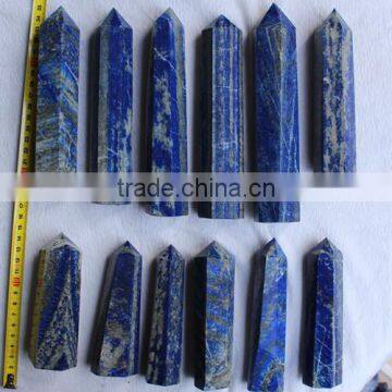 Deep Bule Naturla Rock Lapis Lazuli Quartz Stone Crystal Towers