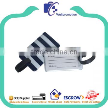 Black white stripe id card working card badge holder