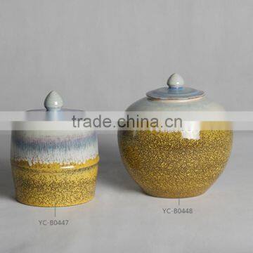 New arrival ceramic canisters,small storage jars,chinese jars